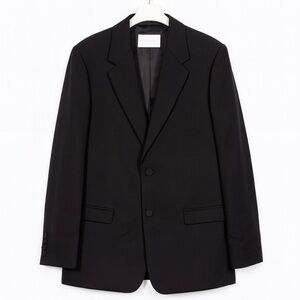 The Kooples Men’s “Urban Twill” Blazer — Black Wool — Size 50 (New with Tags)